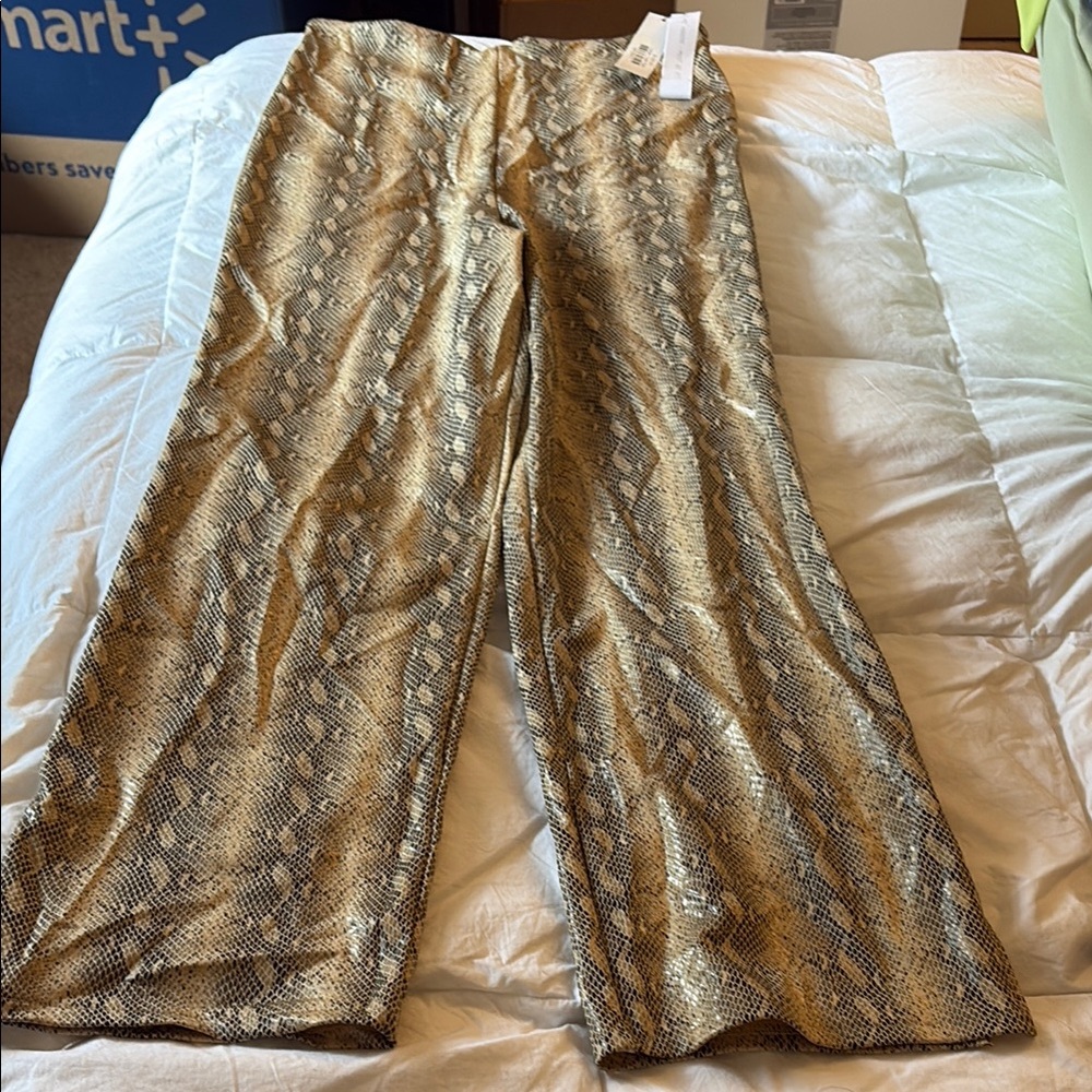 Flynn Skye Snake Print Ankle Pants